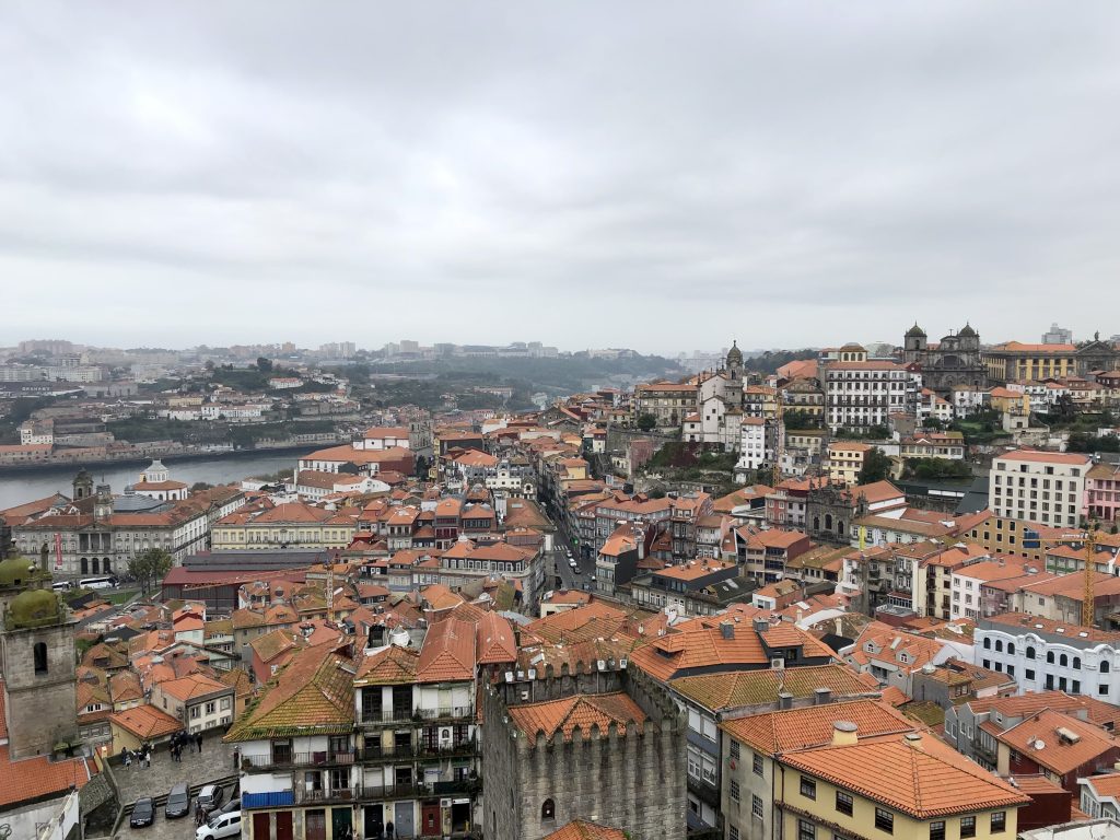 View of Porto from Sé bell tower