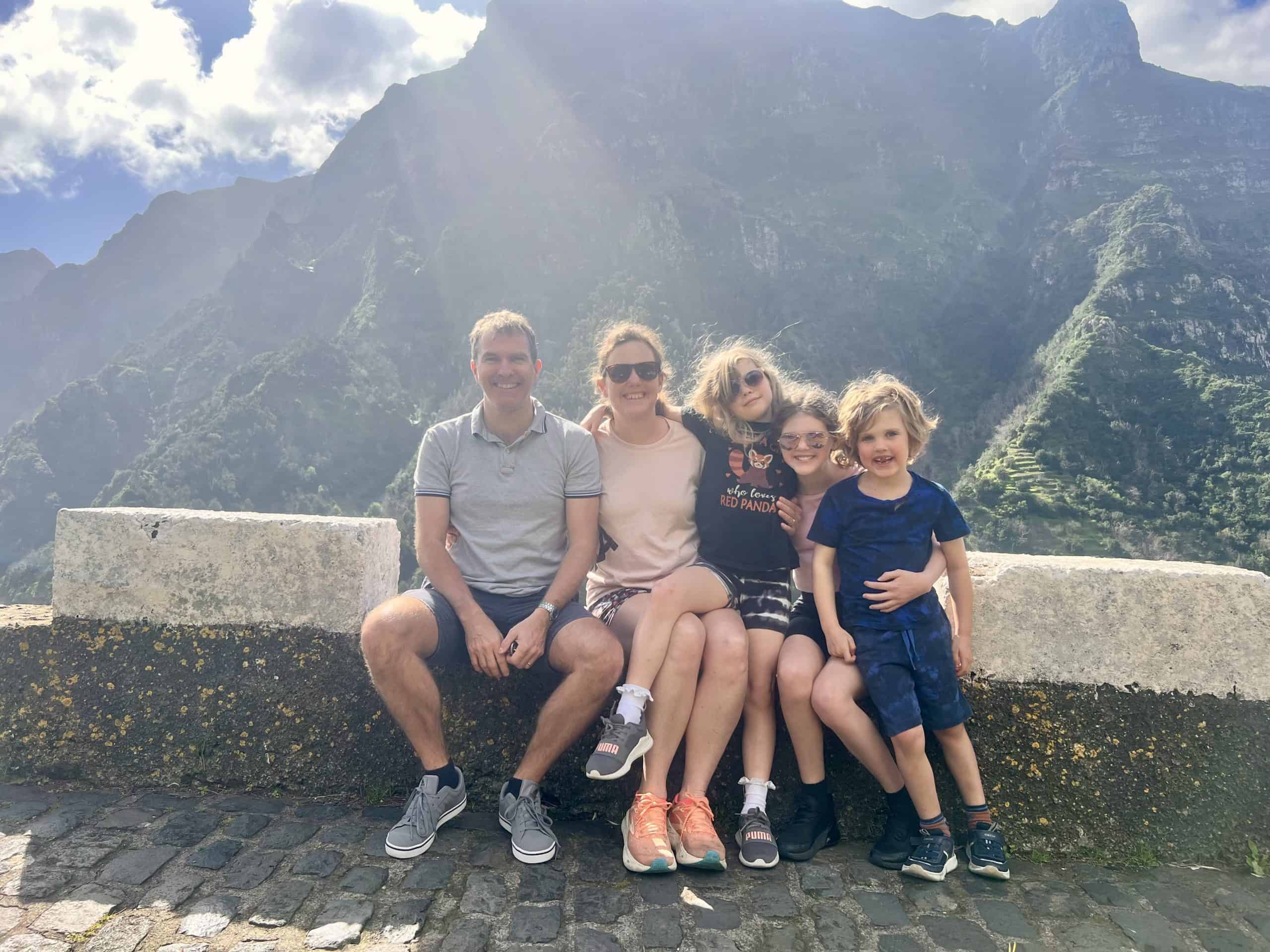 Family picture in Madeira