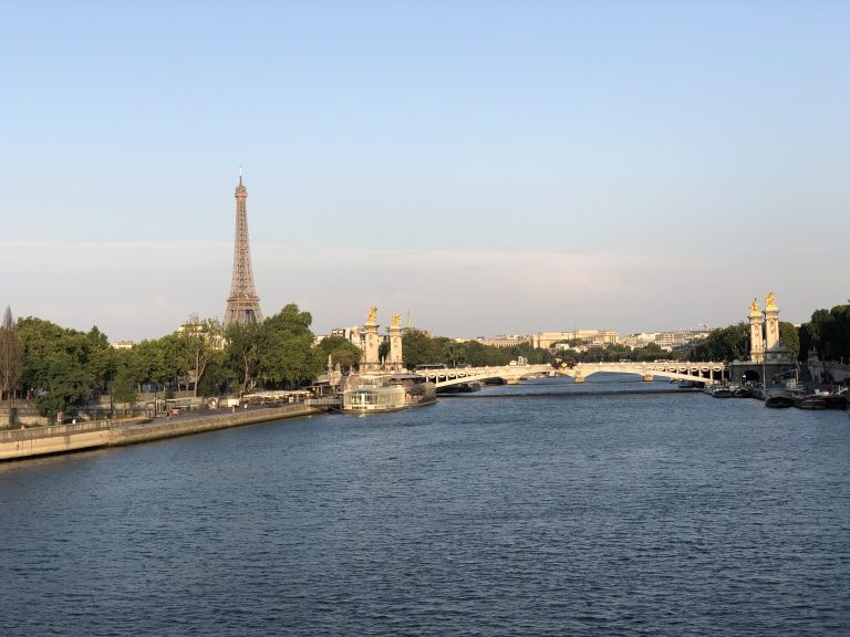 View of river Seine in Paris.