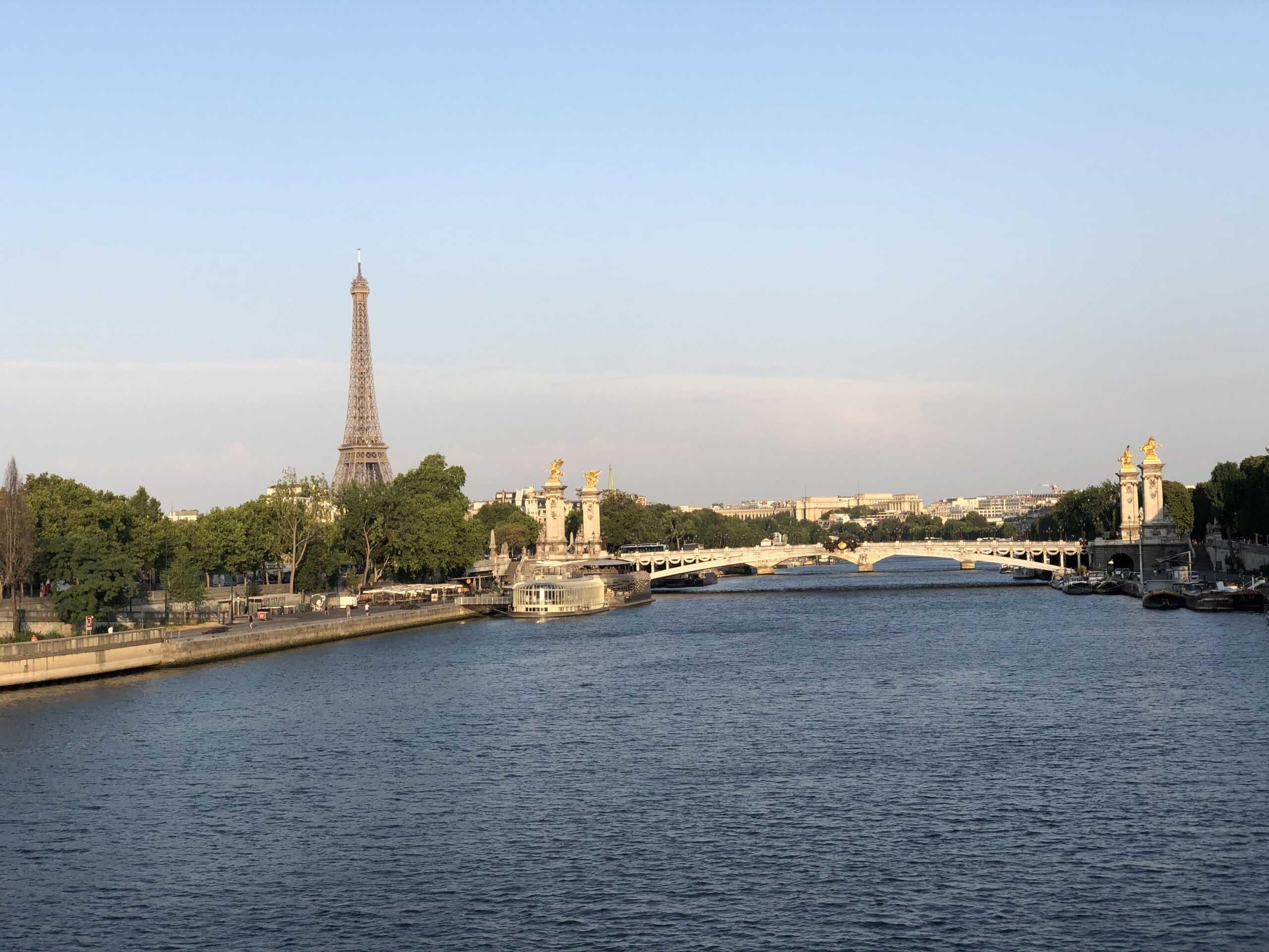 View of river Seine in Paris.