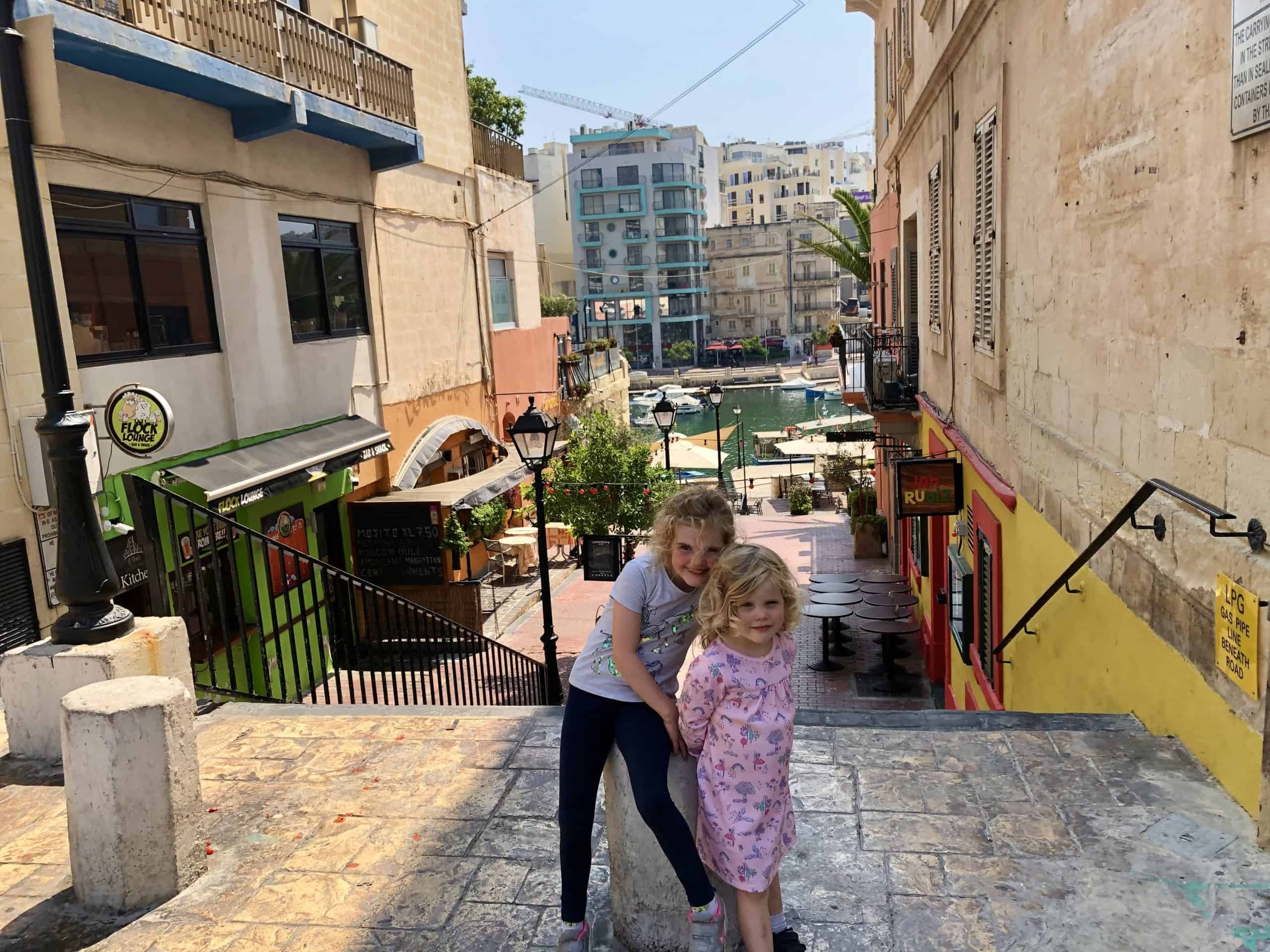 Exploring Spinola Bay near St Julians