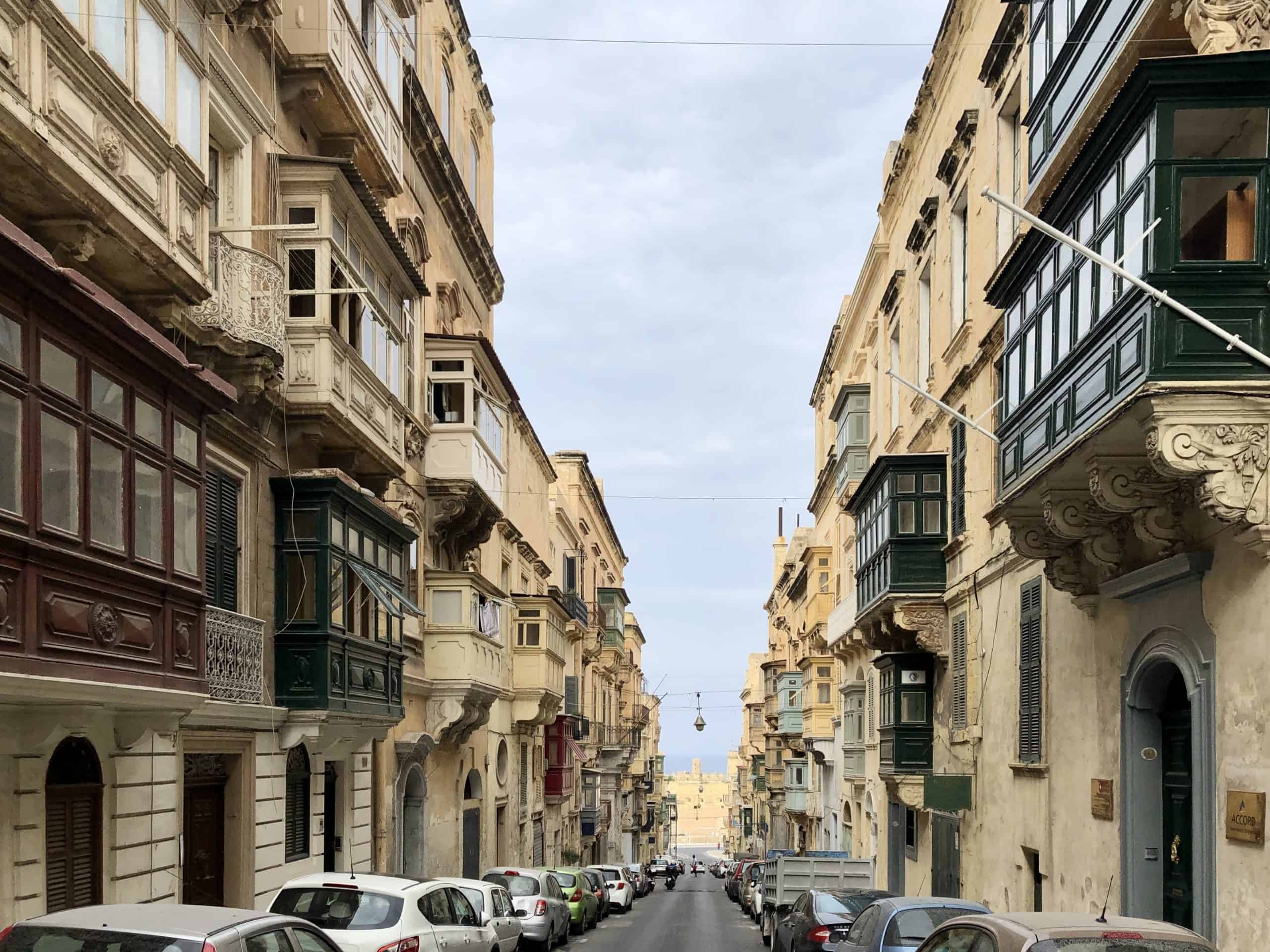 Exploring the back streets of Valletta