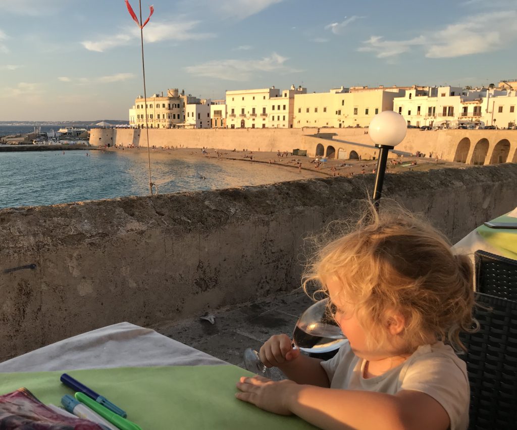 Sunset meal at Gallipoli