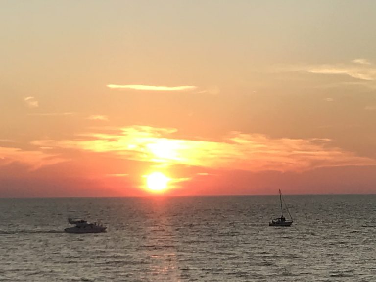 Sunset from Gallipoli, Puglia