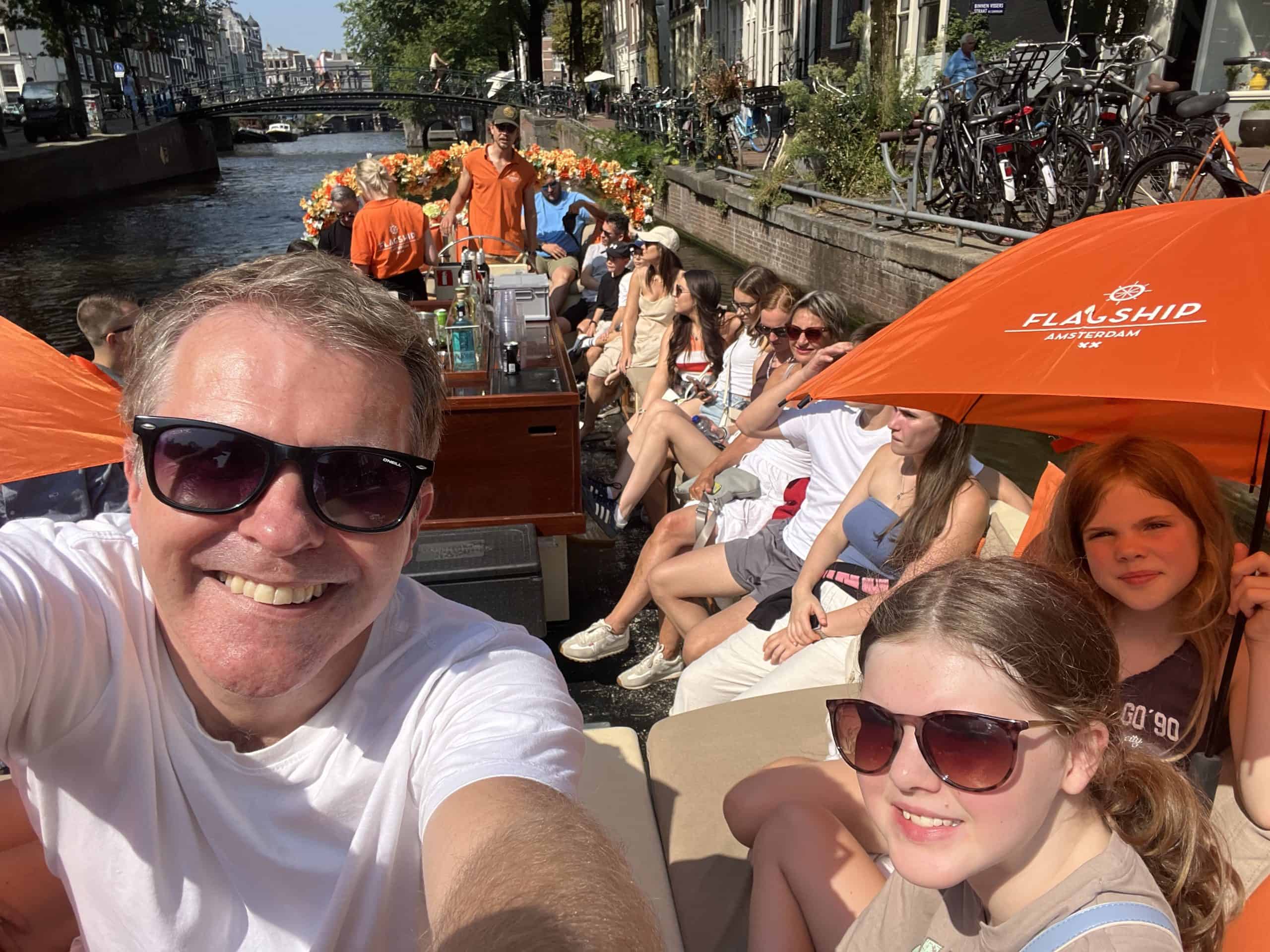 Canal cruise on Flagship, Amsterdam
