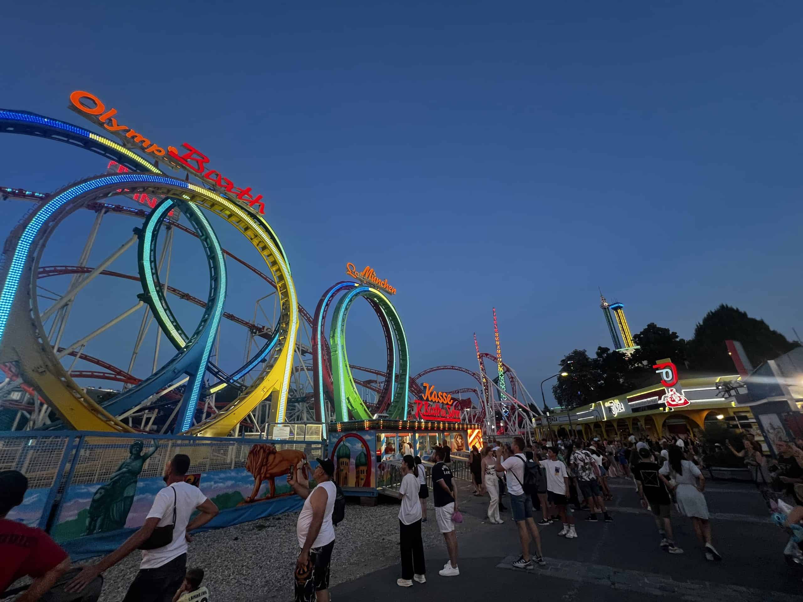 Rollercoasters at Prater Park