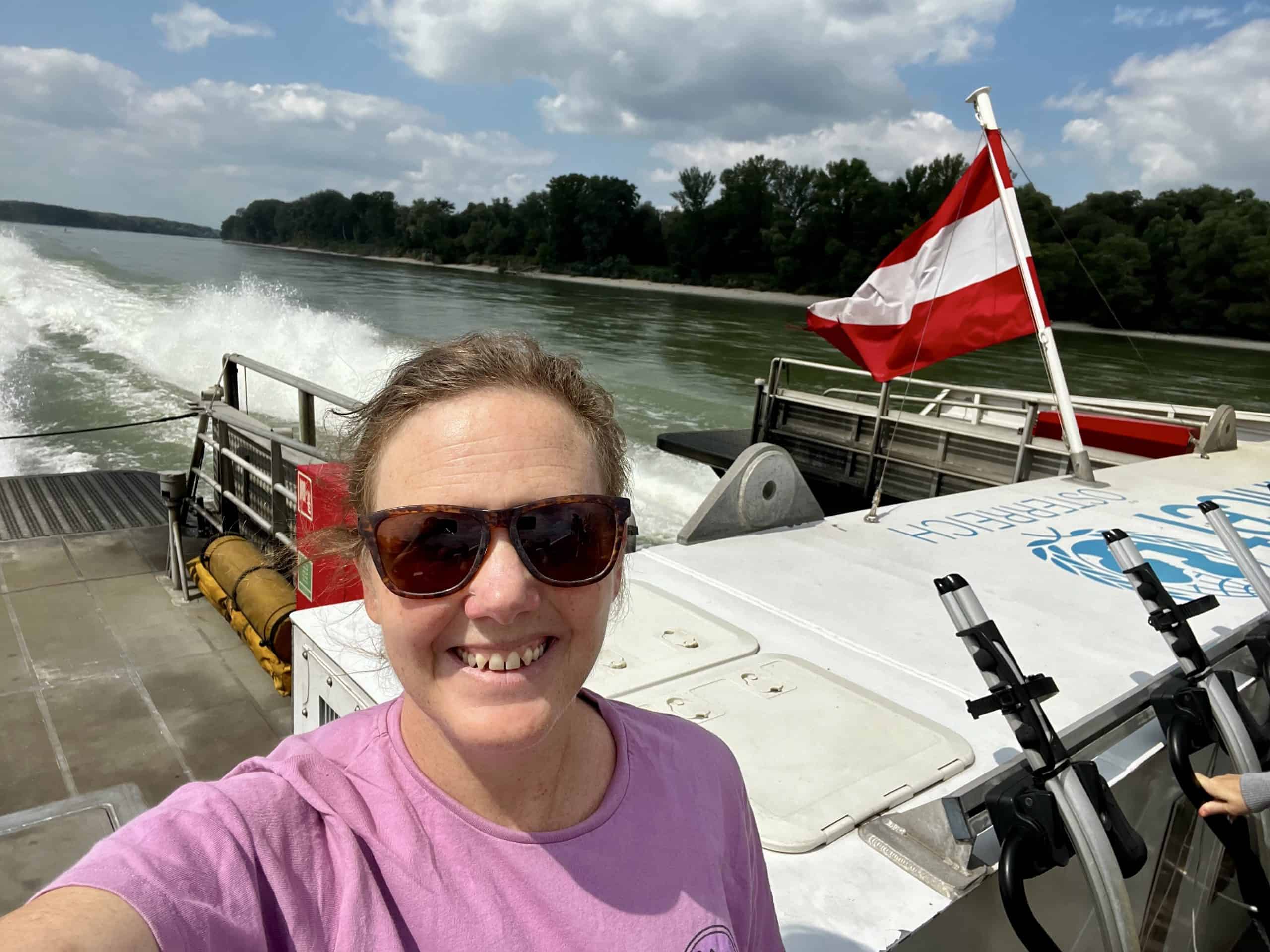 On the Vienna to Bratislava river ferry