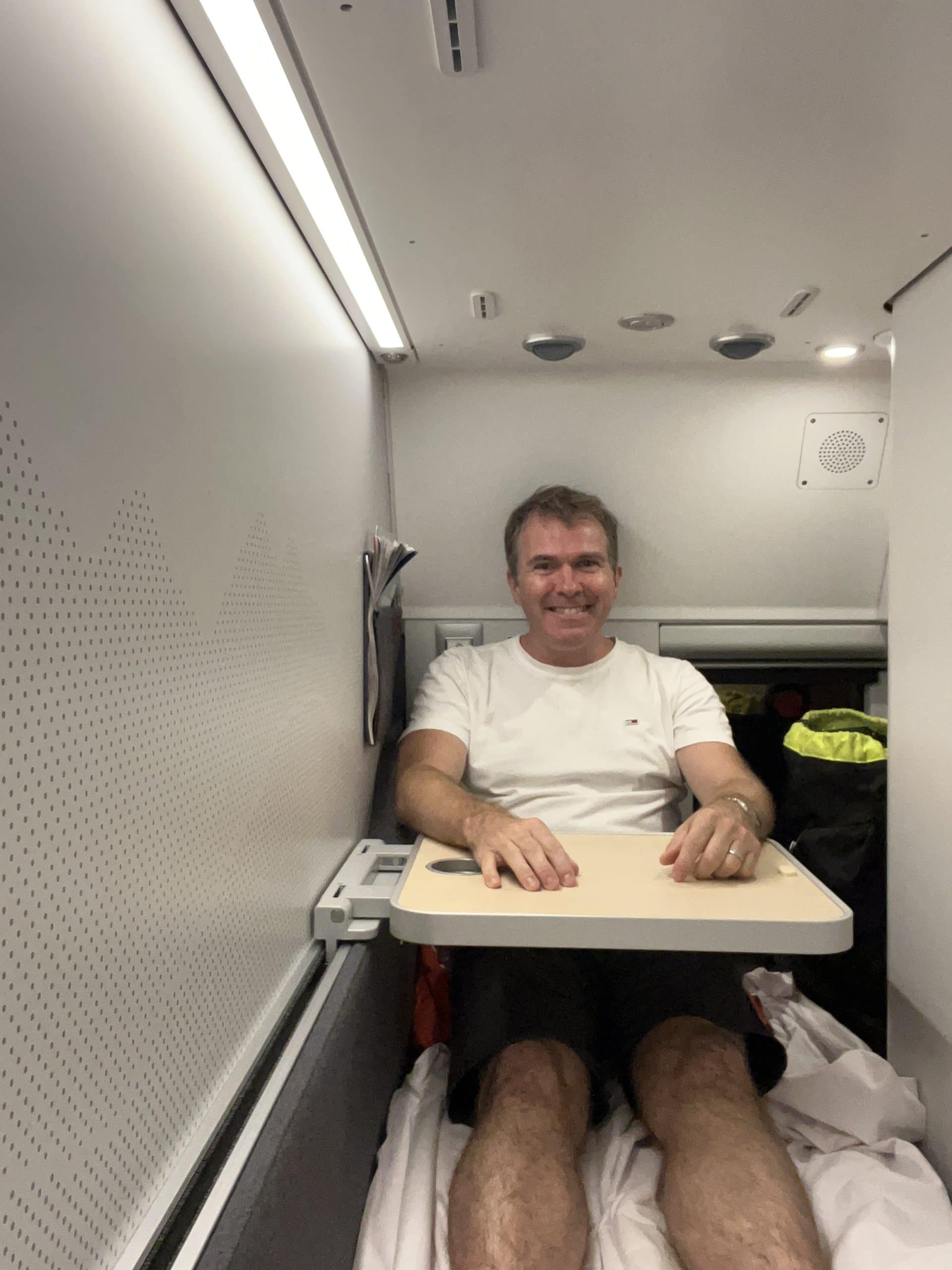 In the Nightjet mini cabin