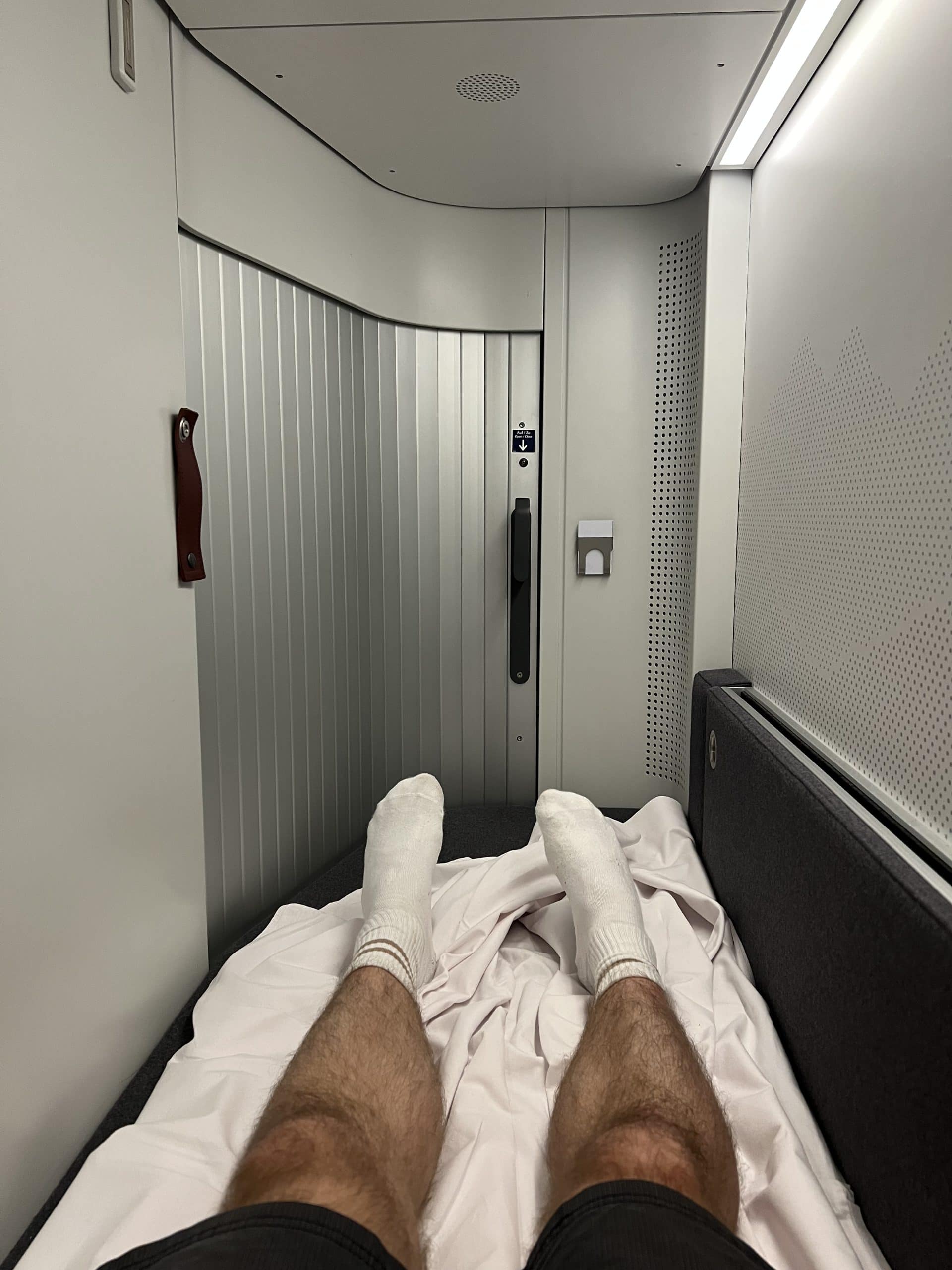 door of the night jet mini cabin